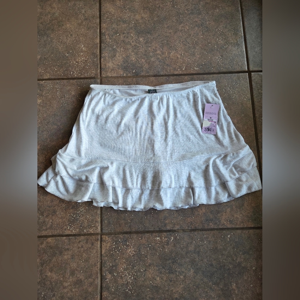 Wild Fable Light Gray Mini Skirt